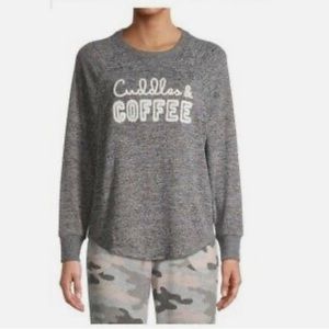 Gray Long Sleeve Loungewear Shirt. Size S. NWOT Gray